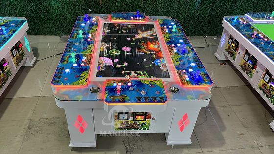 Stable Multiscene Fish Table Gambling Game 55 Inch 8 Players For Amusement