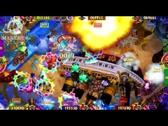 جودة عالية Vgames Fisherman Club 2 Coin Pusher آلة لعبة الرماية بالأسماك